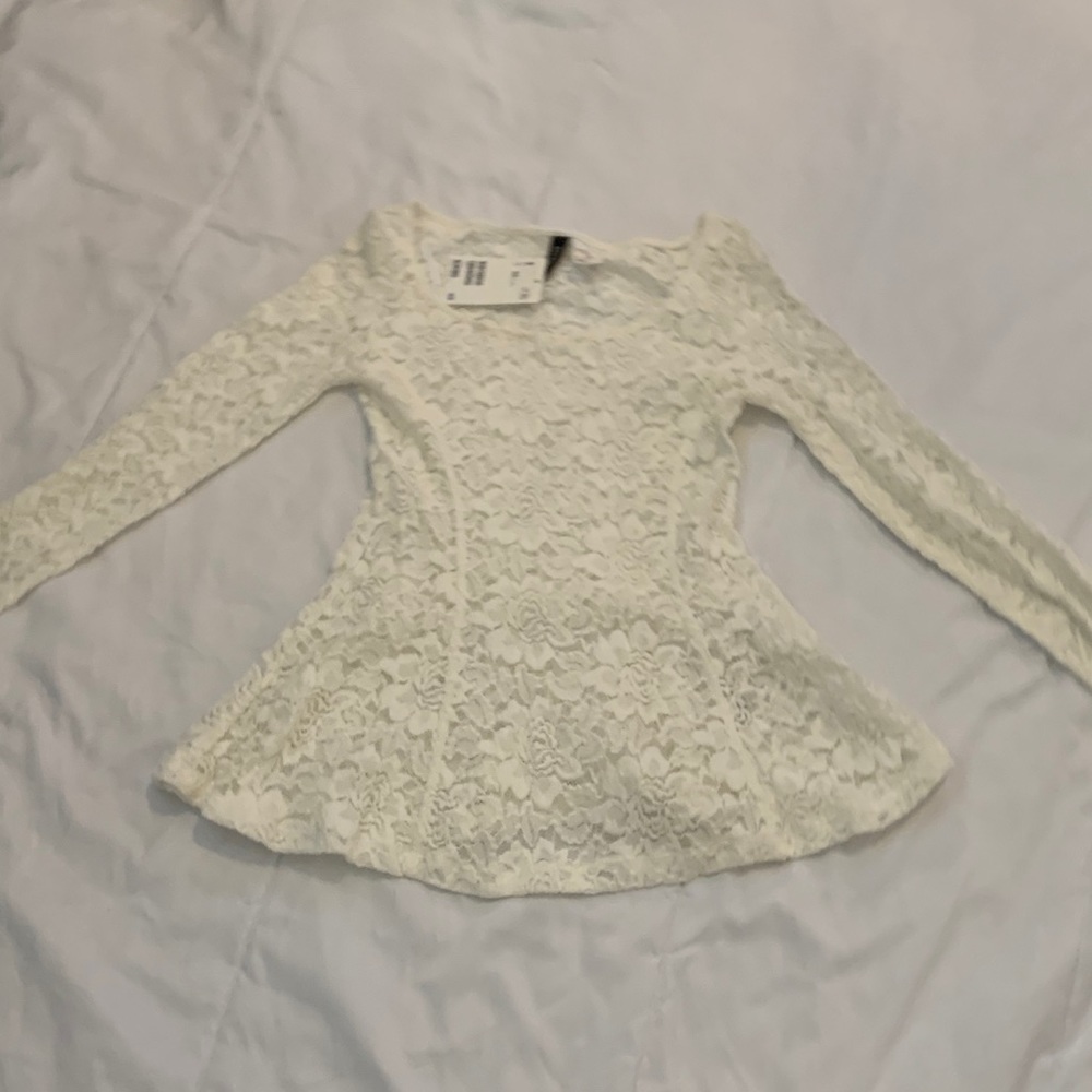 Long sleeved Divided H&M mesh shirt.